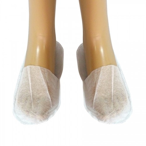 Shoe store polyethylene try-on socks