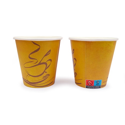 Cardboard cups for hot beverage