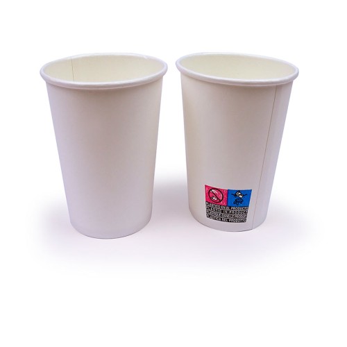 Cardboard cups for hot beverage