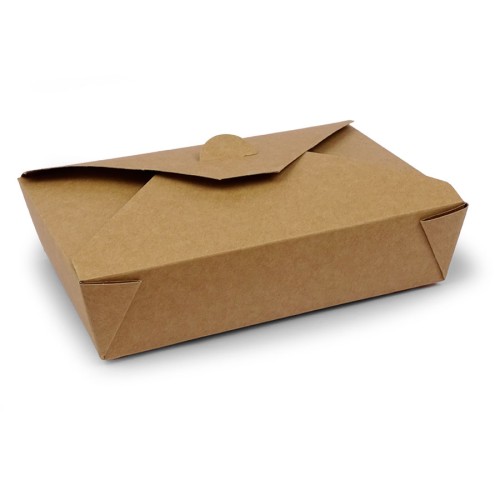 Take away packaging cardboard with polyethylene