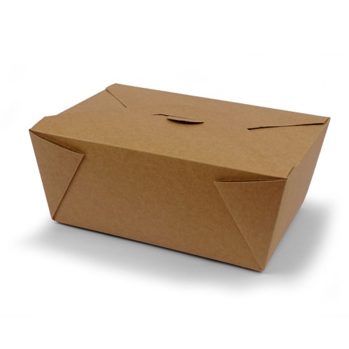 Take away packaging cardboard with polyethylene