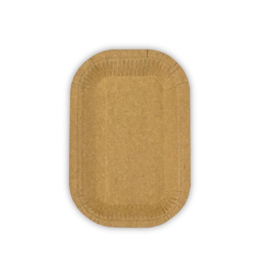 Greaseproof Kraft Cardboard Plates and Trays