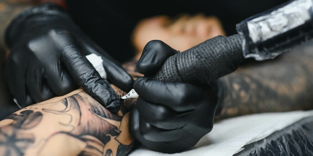 guantes para tatuar