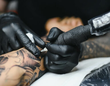 guantes para tatuar